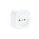 TDM grocery socket "Folk, 2p, 10 a, ip20, open, white