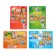 Books with eyes cardboard set "Poems and nursery rhymes for kids", 4 pcs. 10 p.