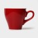 Coffee steam porcelain Magistro Coffee Time, 2 objects: a cup 280 ml, a saucer d = 15.5 cm, red color