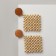 Earrings "Vakanda" style, wicker rhombus, beige color