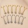 Crying clip "Crystal" ball, color mix (indivisible packing 12 pcs., Price per pcs.)