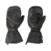 Winter mittens "beaver", size L, black, gray