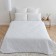 Lighted blanket 140x205cm, Fayber 100g/m, white microfiber 80g/m, 100% polyester
