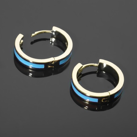 SHVESS-COLLECE Rod “Loko” d = 20 mm, sea color in gold