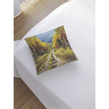 Decorative pillowcase "Forest route", on a zipper, size 45x45 cm-1