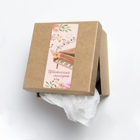 Stick Paper "Flower Melody" 3x9 cm sheet 10x10 cm-2