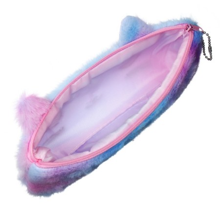 Penal School fur on the zipper Calligrata "cat", mix-15