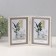 Photo frame plastic in 2 photos 10x15 cm "Golden brackets. Double" gray