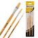 Set of brushes bristles 3 pieces: flat No. 4, 8, 14