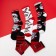 A set of New Year's male socks "Bad Santa" p. 41-44