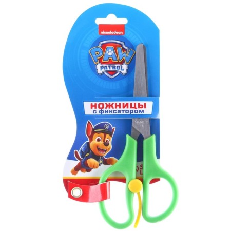 Baby scissors 13 cm, safe, plastic handles with a latch, mix-4