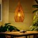 Ceiling Lamp from Rotan "Johni" 1x120W, E27, 22x22x60 cm