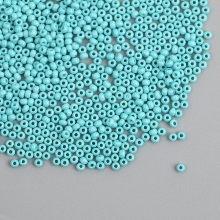 Glass bead 12/0 "aquamarine" smooth No. 703 450 gr-1