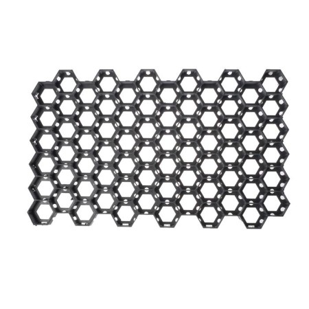 Lawn lattice, 68 × 41 × 3.3 cm, load class C250 to 25 t., Black