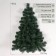 Artificial spruce "Wall" 90 cm, D of the lower tier 70 cm, 97 branches