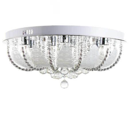 Svetogor chandelier "Murmansk" 8x60W E27 LED lighting chrome 60x60cm-15