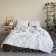 Bed linen Ethel "Cell" euro 200x220 cm, 240x220 cm, 50x70-2pcs