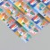Scrapbooking Paper "Travel" density 180 grams set 10 pcs 15.5x17 cm