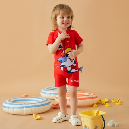 Bathing suit Children's baby Me "Shark", height 86-92 cm-5