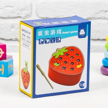Toy developing fishing "strawberries", 7 × 15.5 × 17 cm-2