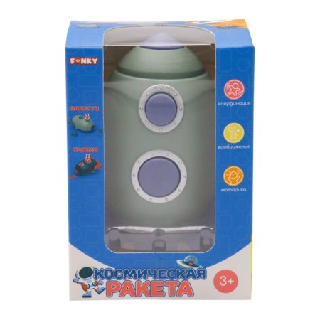 Developing Funky Toys toy "Space Rocket", with an inertial mechanism, mix-6