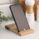 Smartphone stand, wooden