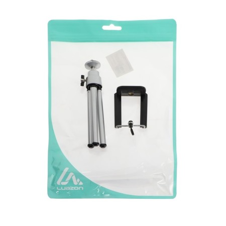 Luazon tripod desktop, for phone, 18 cm, silver-8