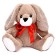 Soft toy "Egor Rabbit" Dark, 28 cm