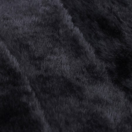 Kitting in the front seat, natural wool, short pile, black-8