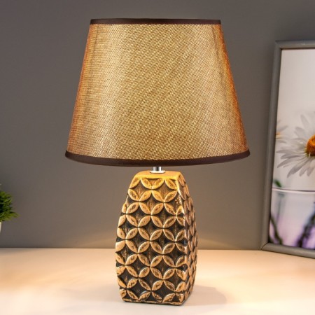 Table lamp 16445/1wt E14 40W bronze 22x22x34 cm Risalux-1
