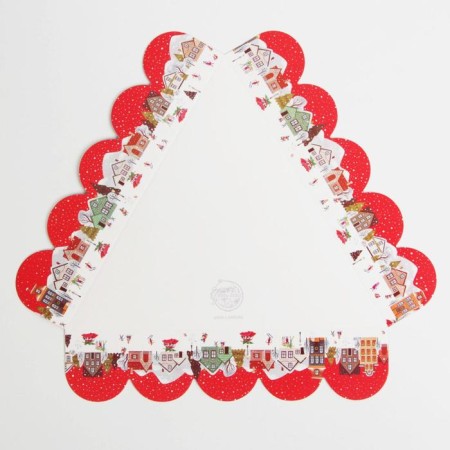 Box for confectionery with PVC cover "Friends", 18 x 18 x 4 cm, New Year-5