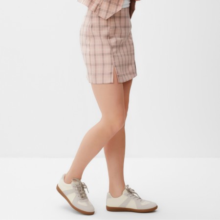 Women's Skirt Mini Minaku: Casual Collection Cell Pink, Rr. 48-5