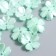 Beads for creativity plastic "Flower Pearl" set 40 pcs green 1.5x1.5 cm