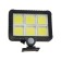 LED spotlight on a sunny battery 18 W, remote panel, 15 × 11 × 4 cm, 6500k