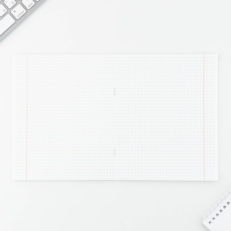 A notebook in a cage, 48 sheets A5 on a mixing mix “September 1: font bright”, cover coated cardboard 230 gr., Inner block No. 1, whiteness 96%-5