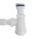 Siphon for the ORIO AB-71059 shell, with a plastic release, 1 1/4 "x40 mm, with corrugated 40x40/50 mm 1042469