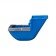 Rabbit feeders, bunker, plastic, blue, Greengo
