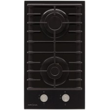 Варочная поверхность KRONA HAGEL 30 BL, газовая, 2 конфорки, чёрная