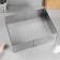 The form is sliding for baking "rectangular", h -10 cm, 18x32 - 26x50 cm