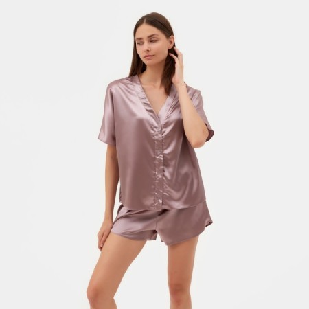 Pajamas (shirt, shorts) Women's Minaku: Light Touch Color Violet, Rr. 44