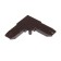 Corner connecting metal, brown