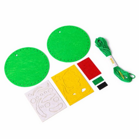 Do -it -yourself Christmas ball with your own hands for the New Year "Snake", New Year's set for creativity-3