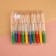 Tapirers with a cap, 8.5 cm, 10 pcs, color colorful color