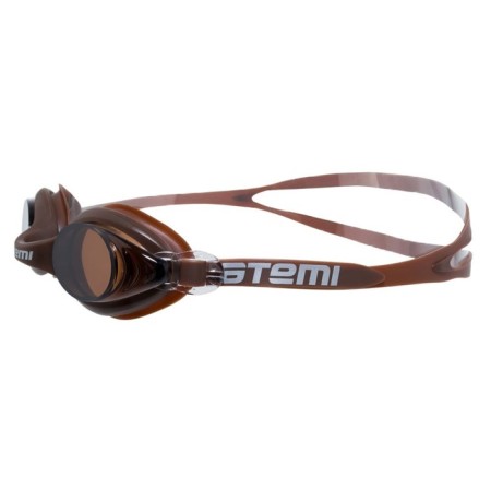 ATEMI N7104 swimming glasses, silicone, milk chocolate color-1