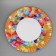 Paper "Balls" plate with lamination, 23 cm