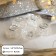 Busina "Sugar quartz", white color in silver