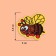Thermal appliance "Bee", 4 × 3.5 cm, color colorful color