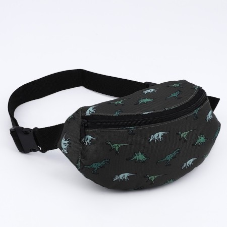 Bag belt dinosaurs, 32x8x15 cm, lightning department, green color-2