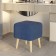 Bangage "Mon Mini", 420 × 420 × 460 mm, velor, sapphire color