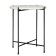Coffee table Josen Terrazzo, 430 × 430 × 500 mm, white / black color